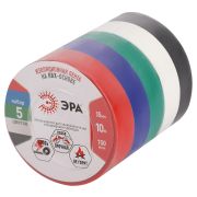 Набор изолент SET-5 ПВХ 5 шт цветная 15мм х 10м