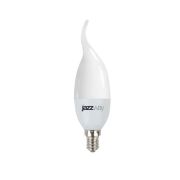 Лампа светодиодная LED 9Вт Е14 холодный матовая свеча на ветру