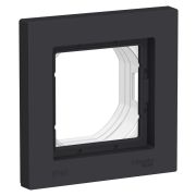 ATLASDESIGN AQUA 1-постовая РАМКА IP44, КАРБОН