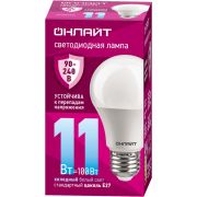 Лампа светодиодная 11 Вт OLL-A55-11-230-6.5K-E27 PRO 90-240В