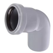 Отвод 50 67 град, для внутренней канализации, серый