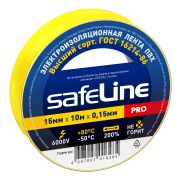 Изолента Safeline 15/10 желтый