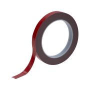 Двухсторонний скотч, серый, на HBA акриловой основе, 12 мм, ролик 5 м