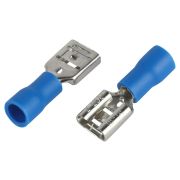 Разъем плоский NO-225-127 РпИм 2-250 изолированный «розетка» (упаковка 50 штук)