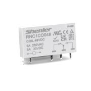 РЕЛЕ ИНТЕРФЕЙСНОЕ RNC1CO048 С КОЛОДКОЙ SNB05-E-D
