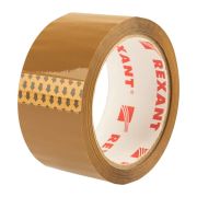 Скотч упаковочный 48мм х 50мкм, коричневый, рулон 66м
