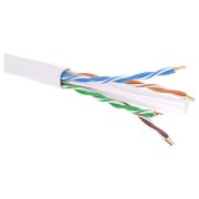 Витая пара U/UTP 4 пары CAT 6 нг(А)-LS белый коробка 305м