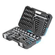 Набор инструментов, 1/4 , 1/2 , CrV, 120 зубьев, 82 предмета