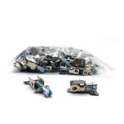 Замок 9мм для ленты червячной хомута нержавеющая сталь  w2 (50шт)