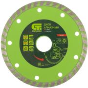 Диск алмазный отрезной Turbo, 125 х 22,2 мм, сухая резка