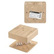 Коробка распаячная КР 100х100х29 ОП сосна IP40, инд. штрихкод