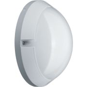 Светильник светодиодный ДБП-13w с датчиком 4000К 1300Лм IP65 круглый пластиковый белый