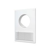 Решетка вентиляционная пластиковая разъемная 185х254 фланец D100/60х120