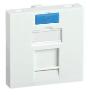 Вставка 45х45мм для 1 модуля Keystone Jack с маркером