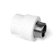 Муфта комбинированная 20x1/2' НР полипропиленовая PPR белый