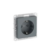 ATLASDESIGN РОЗЕТКА с заземлением, 16А, быстрозажимные клеммы, ГРИФЕЛЬ