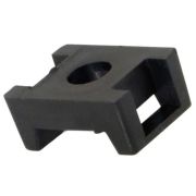 Площадка для крепления стяжки ПС-2 22x16 мм черная 100 шт,