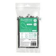 Стяжка кабельная MultiSet 100х2.5 Чёрная (100шт)