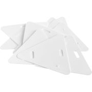 Бирка кабельная У-136 (Треугольник) белая, 100 шт