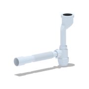 Сифон для писсуара АНИ c гибкой трубой 32х40/50