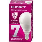 Лампа светодиодная 7 Вт OLL-G45-7-230-4K-E14-FR PRO 90-240В