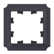 ATLASDESIGN ANTIQUE 1-постовая рамка, КАРБОН