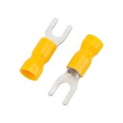 Наконечник кабельный вилочный изолированный НВИ 6.0-4 серия ПРОФИ