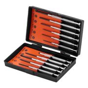 Набор отверток для точных работ, 11 шт., PH + SL, HCS, Point рукоятка