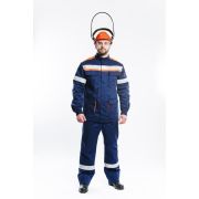 Костюм летний для защиты от термических рисков электрической дуги СП011-Л 20.1 кал/см2 (куртка+брюки), р. 104-108/170-176