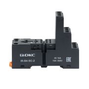 Колодка с винтовыми клеммами для реле на 4 группы IR-24DC/220DC/230AC-4CO