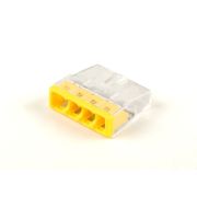 Клемма монтажная 4-проводная для 1-жильного проводника,