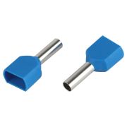 Наконечник-гильза с изолированным фланцем (упаковка 50 шт.) NO-225-103 (двойной) НШвИ(2) 2,5-10