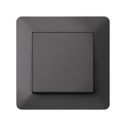 ATLASDESIGN AIR 1-постовая РАМКА, БАЗАЛЬТ/дымчатый черный