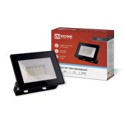 Прожектор светодиодный СДО-7 30 Вт 6500К IP65 черный IN HOME