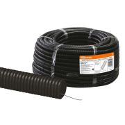 Труба гофрированная ПНД d 40 с зондом (25 м) легкая