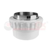 Муфта комбинированная 50x1 1/2' ВР под ключ полипропиленовая PPR белая