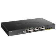 Коммутатор управляемый L2 28 портов RJ45/SFP 10   100 1000 Мб/с PoE 370Вт