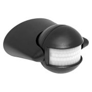 Датчик движения ИК настенный 1200Вт 180 градусов до 12 м IP44 MS-39b черный PROxima