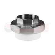 Муфта разъемная 32x3/4' ВР полипропиленовая PPR американка, белая