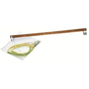 Шина заземления 19дюймовая медная