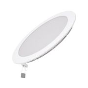 Светильник светодиодный ДВО 18 Вт 1200 лм 3000К AC 220В IP20 круг D225х22мм монт d210мм Алюминий тонкий Slim