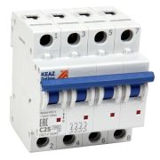 Выключатель автоматический четырехполюсный 10А C 6кА AC OptiDin BM63-4C10-УХЛ3
