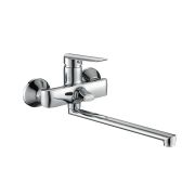 Смеситель для ванны шаровый L-30, с переключателем  душа хром