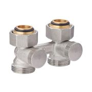 Узел нижнего подключения для двухтрубной системы прямой 3/4'x3/4'