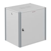 Шкаф телекоммуникационный настенный 19' 12U дверь металл IP20. 600x600x585mm(ШхГхВ) цвет серый(RAL 7035/RAL7000)