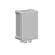 Коробка монтажная из ABS пластика, DIN-рейкой и клеммной колодкой с 6-ю зажимами под провод сечением до 6 мм -40 - +60С, IP66, 210х125х75мм