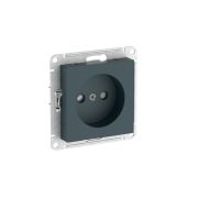 ATLASDESIGN РОЗЕТКА без заземления со шторками, 16А, быстрозажимные клеммы, ИЗУМРУД