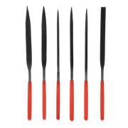 Набор надфилей, 160x4 мм, 6 шт., обрезиненные рукоятки