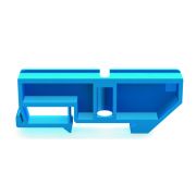 Изолятор нулевой шины 35мм синий