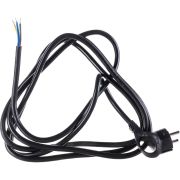 Шнур сетевой с вилкой U-3x1,5-3m-B с заземлением 3м ПВС 3x1,5мм2 черный